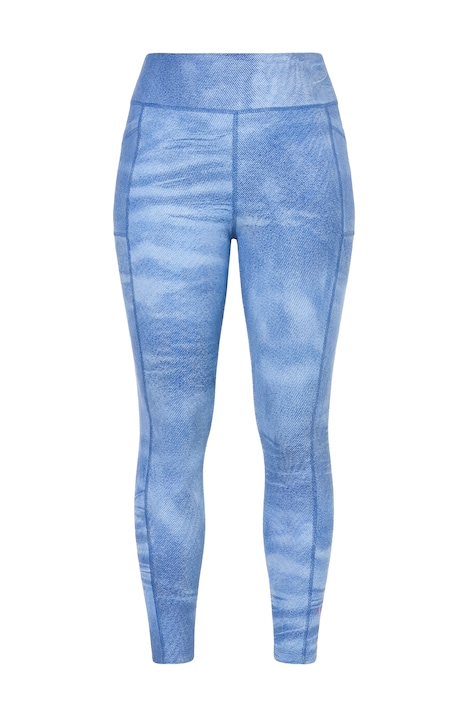 Legíny Lifestyle, denimový potisk, elastický pas