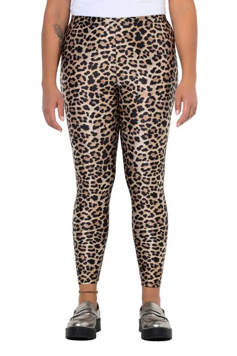 Legíny, leopardí vzor, elastický pas