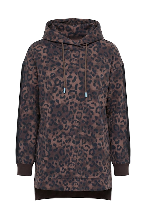 Mikina, leopardí vzor, rolák, dlouhé rukávy