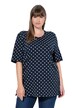 Tričko, puntíky, Relax, kulatý výstřih, krátké rukávy