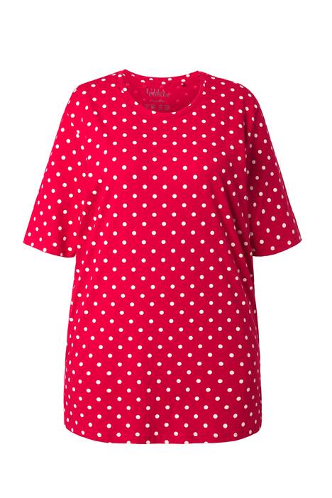 Tričko, puntíky, Relax, kulatý výstřih, krátké rukávy