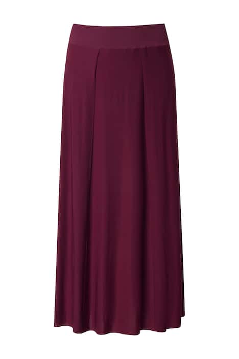 Maxi sukně s elastickým pasem a překrývajícími se díly