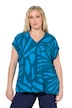 Tunika, limetky, větší velikost, V výstřih, polo rukávy