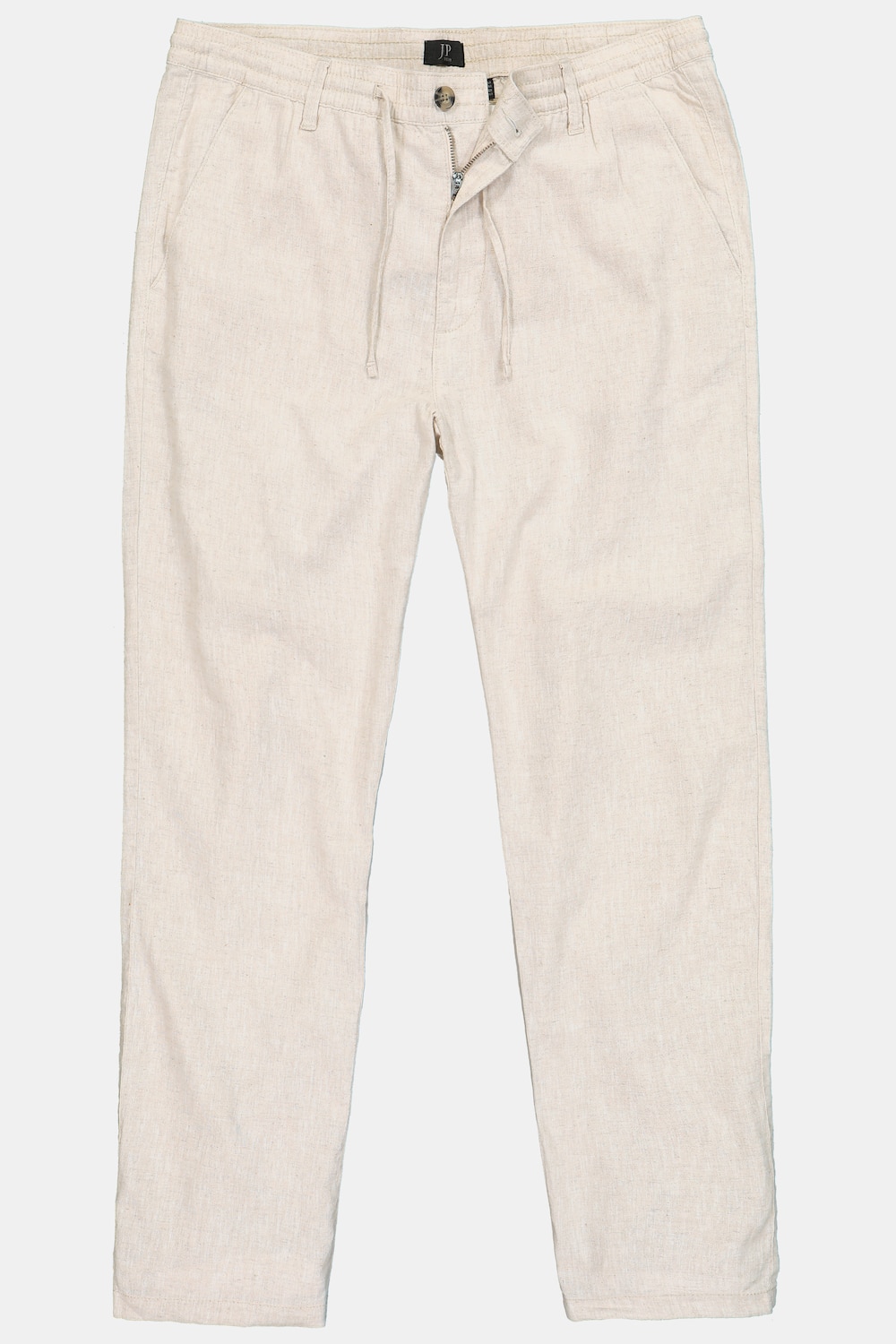 broek van linnenmix, elastische instapband, tot 72