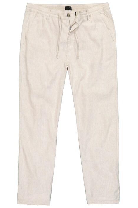 Kalhoty ze směsi lnu, stahovací pas, do velikosti 72