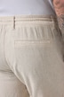 broek van linnenmix, elastische instapband, tot 72
