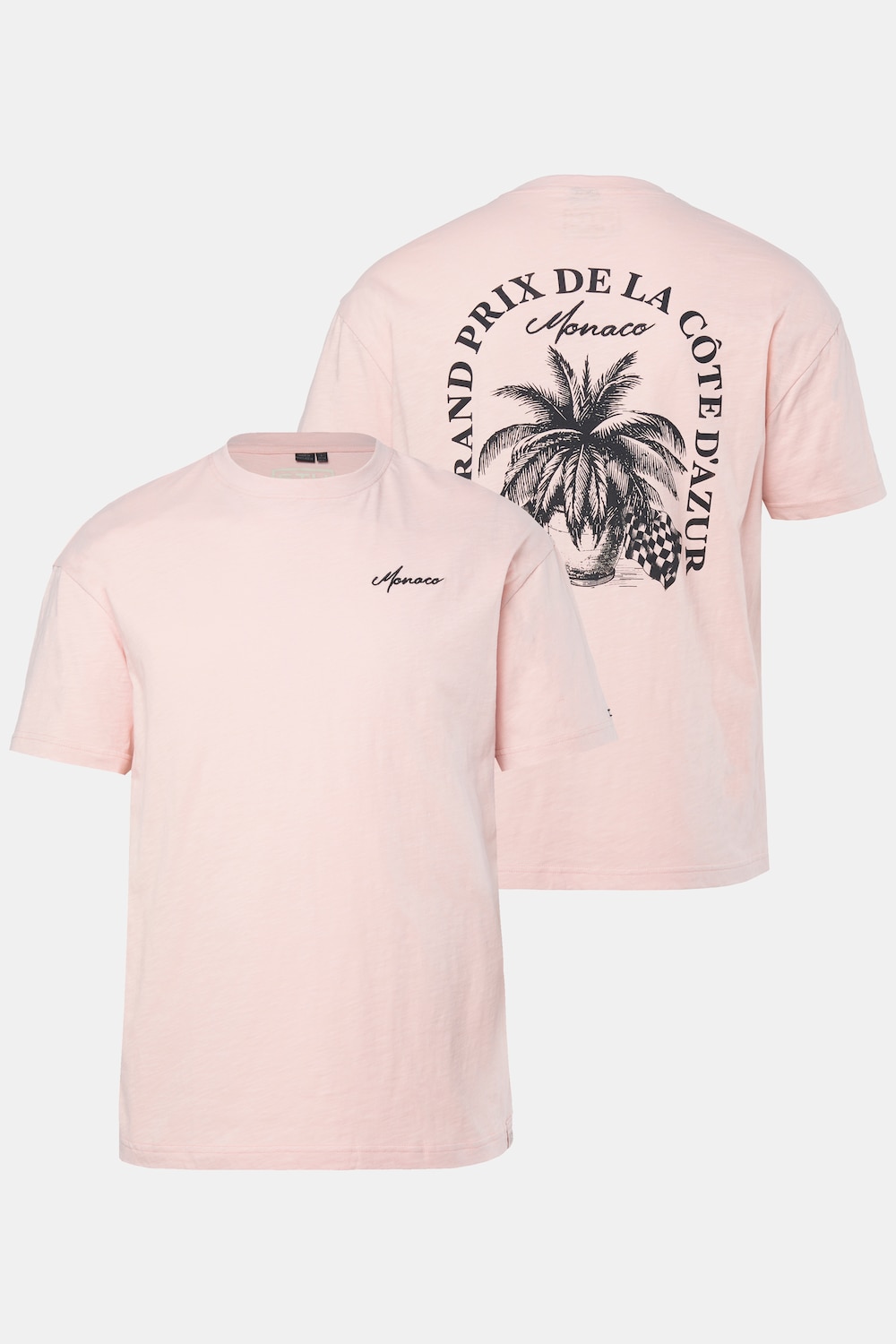 STHUGE T-shirt, korte mouwen, oversized, print op de achterkant, tot 8XL