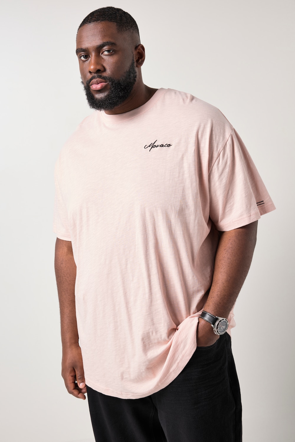 STHUGE T-Shirt, Halbarm, oversized, Rückenprint, bis 8 XL