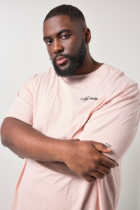 STHUGE T-shirt, korte mouwen, oversized, print op de achterkant, tot 8XL