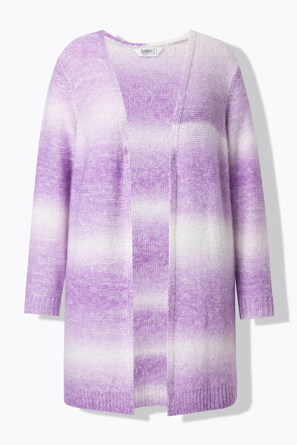 Stora storlekar Stickad kofta, Dam, lila, storlek: 54/56, Polyester/Syntetfibrer, Angel of Style