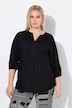 Blouse, biesjes, tuniekhals, 3/4-ballonmouwen