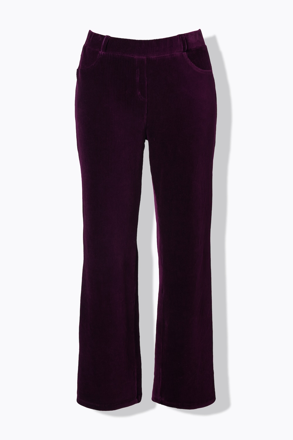 Große Größen Cord-Schlupfhose Mary, Damen, rot, Größe: 42, Baumwolle, Ulla Popken