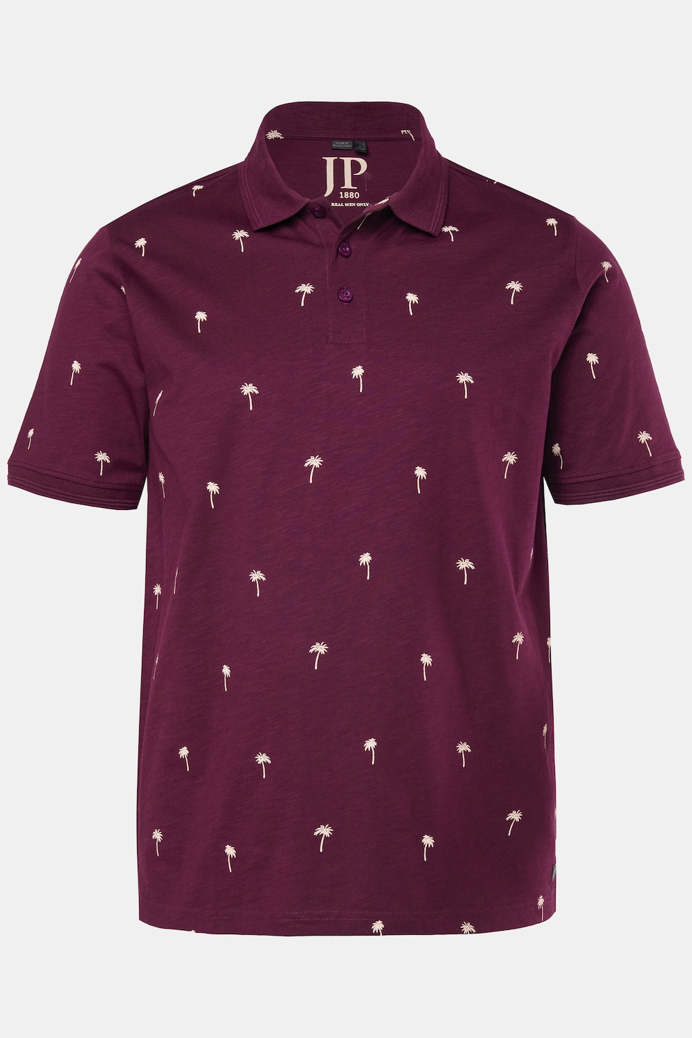 Polo JP 1880, manches courtes. Imprimé palmiers - jusqu'au 8 XL