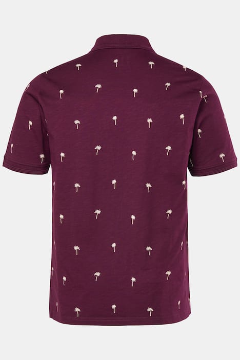 Polo JP 1880, manches courtes. Imprimé palmiers - jusqu'au 8 XL
