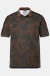 Polo JP 1880 à manches courtes, tissu piqué dans un imprimé all-over - jusqu'au 8 XL