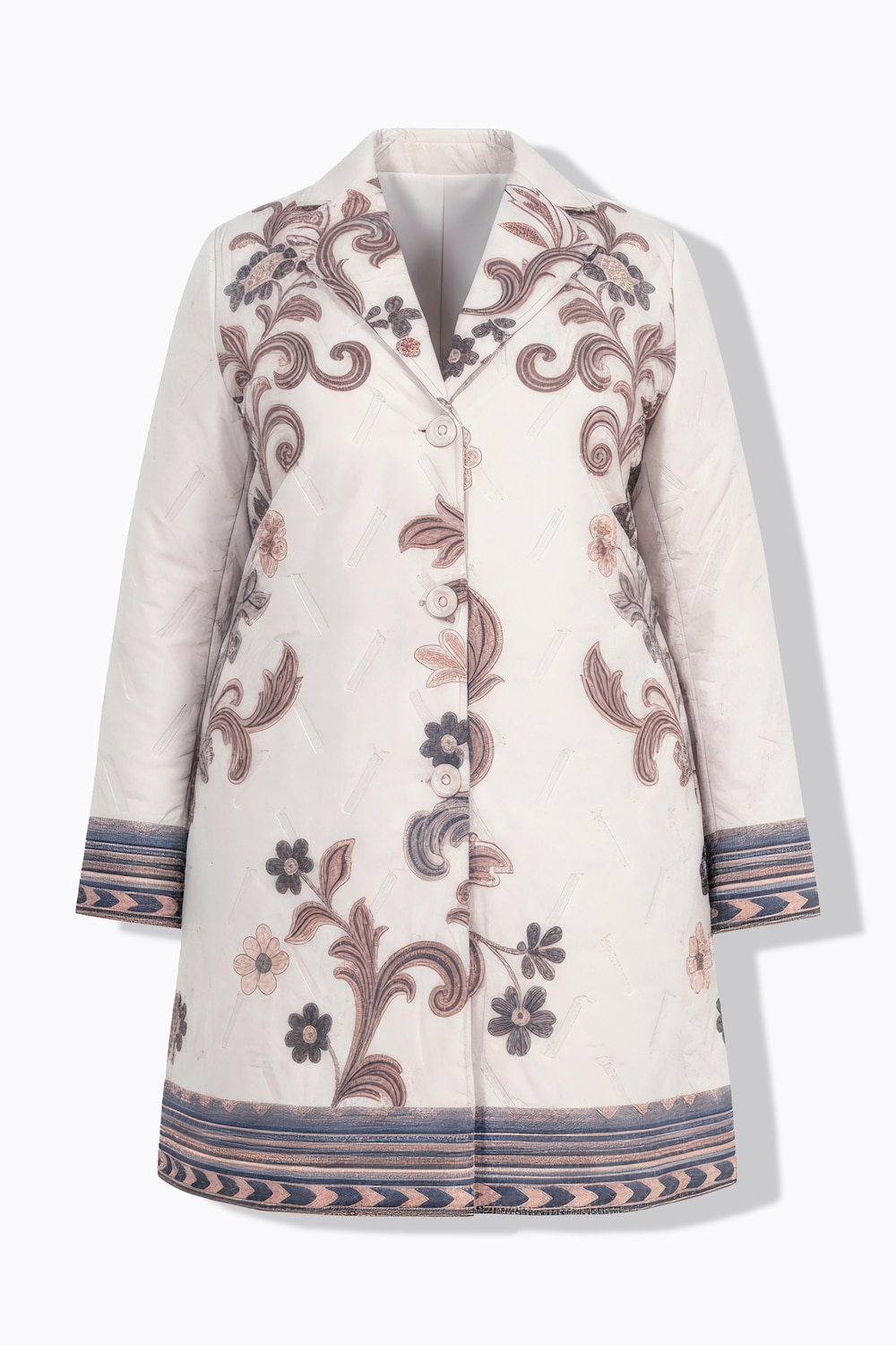 Stora storlekar Kavaj, Dam, grå, storlek: 48, Polyester, Mia Moda
