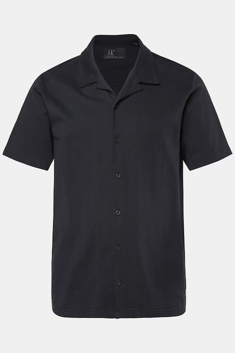 JP1880 jersey overhemd, korte mouwen, Cubaanse kraag, Cuba Fit, tot 8XL