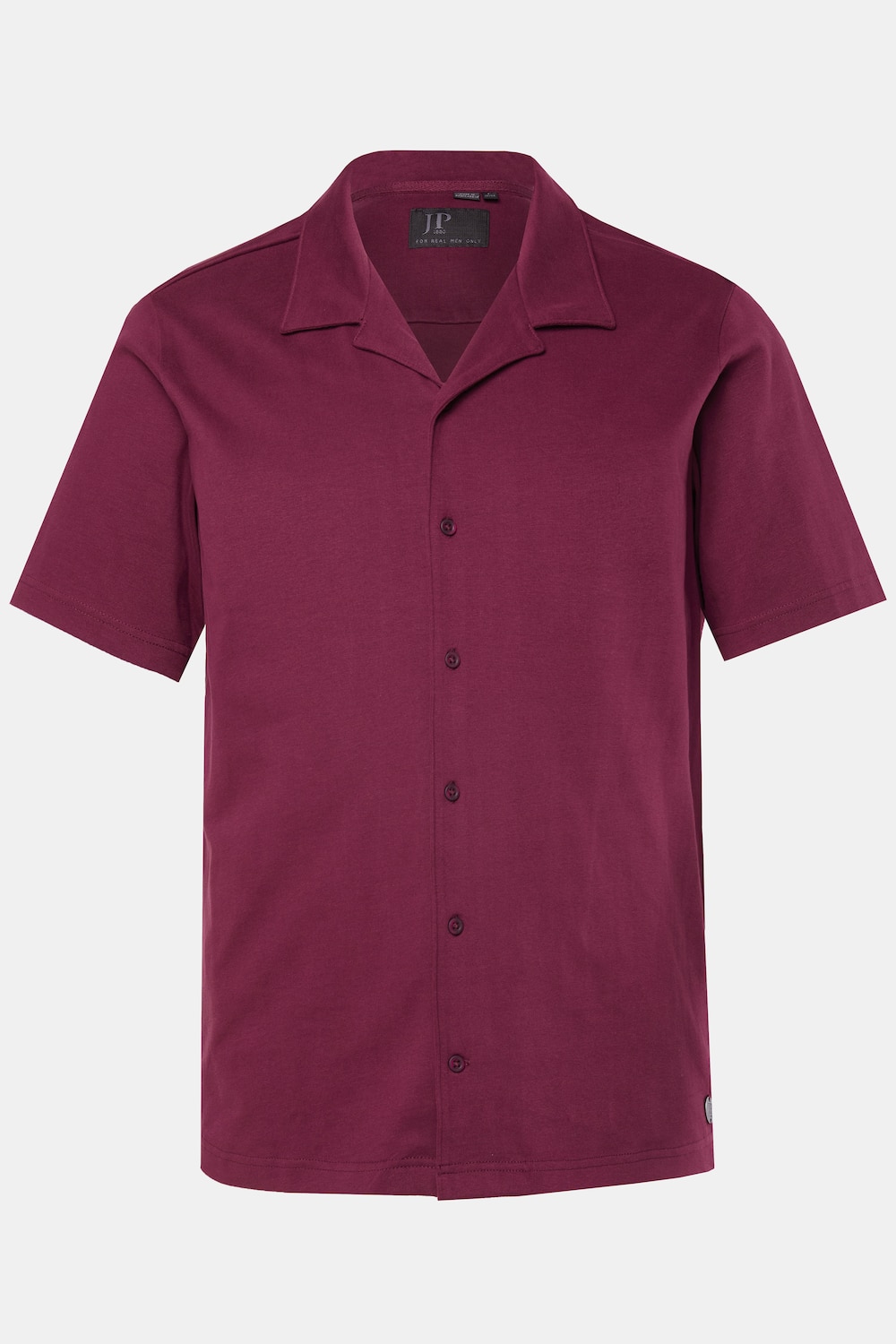 Jerseyhemd, Halbarm, Cuba-Kragen, Cuba Fit, bis 8 XL