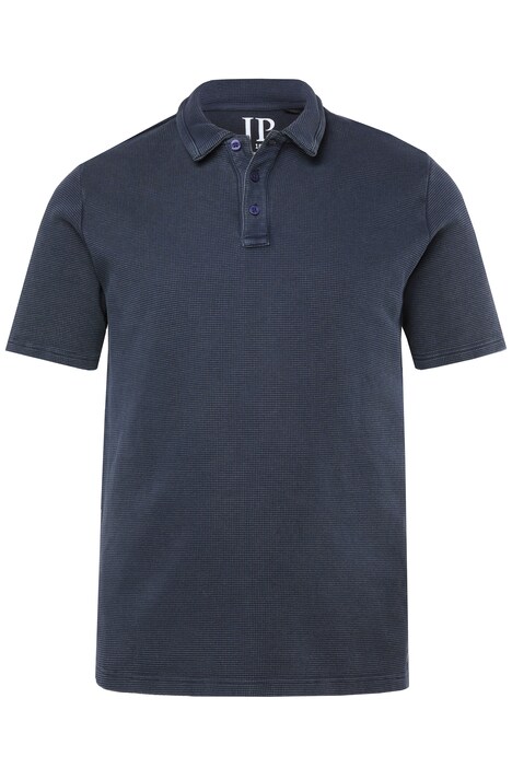 polokošile, krátké rukávy, vaflová textilie typu piké, vintage look, až do 8XL