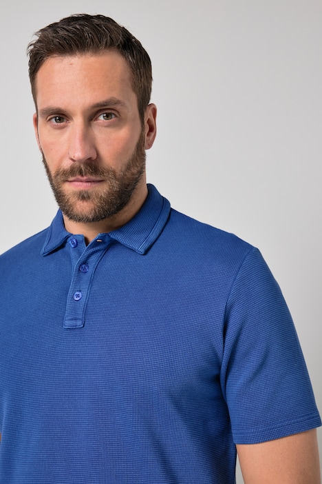 pikeepaita, lyhyet hihat, vohvelipikeetä, Vintage Look, suurin koko 8XL