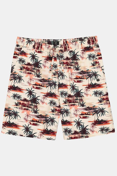 JP1880 Bermuda, Schlupfbund, Viskose, Alloverprint, bis 8 XL