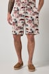 JP1880 Bermuda, Schlupfbund, Viskose, Alloverprint, bis 8 XL