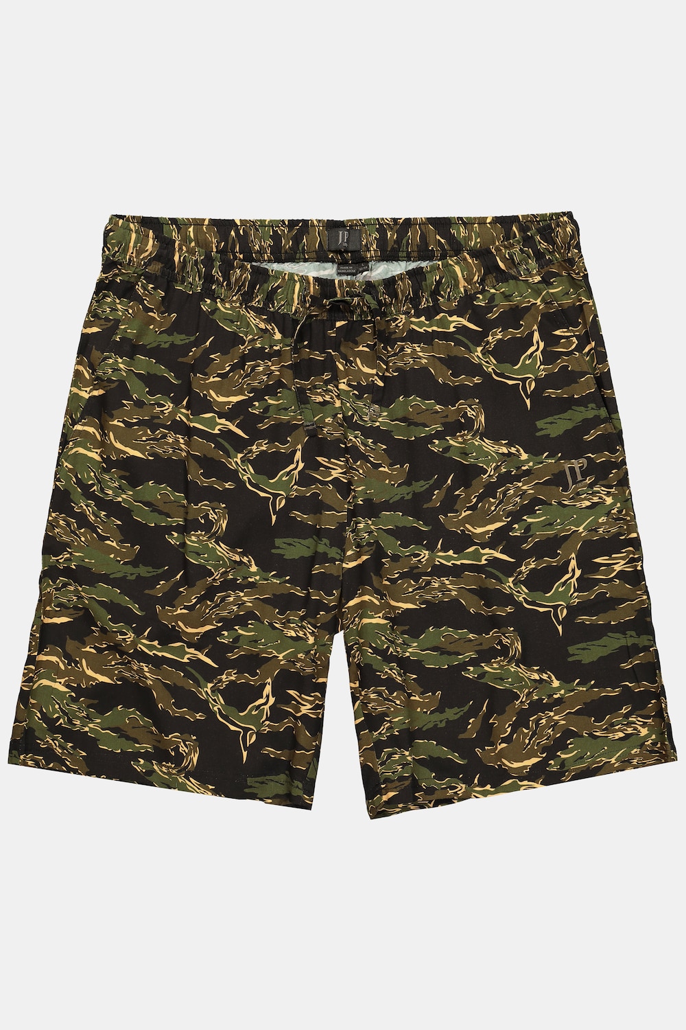 Bermuda, Schlupfbund, Viskose, Alloverprint, bis 8 XL