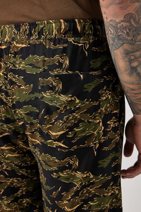 JP1880 bermuda, elastische instapband, viscose, all-overprint, tot 8XL