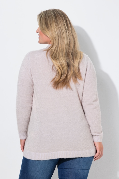 Pullover, bequeme Passform, Stehkragen