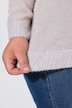 Pullover, bequeme Passform, Stehkragen