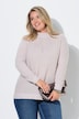Pullover, bequeme Passform, Stehkragen