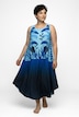 Midikleid, Tukan, A-Linie, Rundhals, ärmellos