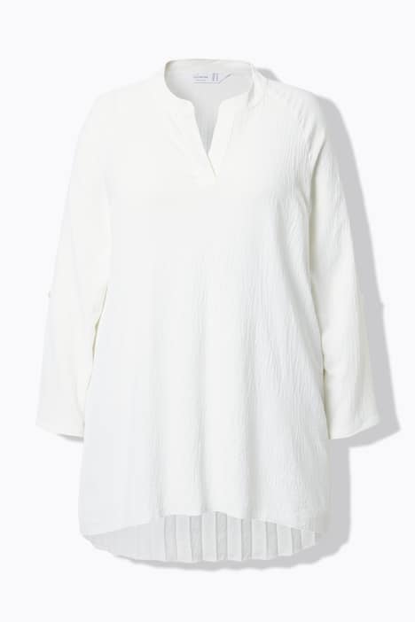 Blouse, A-lijn, geplooide rug, lange raglanmouw