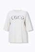 T-shirt, oversize, aplikacja w panterkę COCO