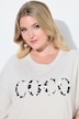 T-shirt, oversize, aplikacja w panterkę COCO