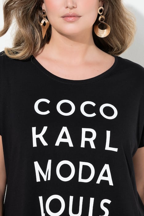 T-shirt, oversize, napis Designer