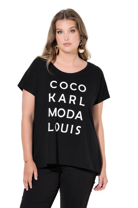 Tričko, oversize, nápise Designer