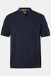 Polo JP 1880 à manches courtes, tissu piqué, imprimé sur le pied de col - jusqu'au 8 XL