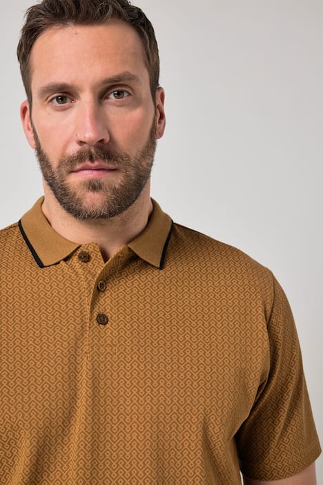 Poloshirt, Halbarm, Piqué, Minimalprint, bis 8 XL