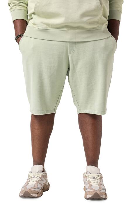 Teplákové bermudy STHUGE, elastický pas, Relax střih, do 8XL