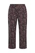 Tepláky Rose, leopardí vzor, široké nohavice, elastický pas
