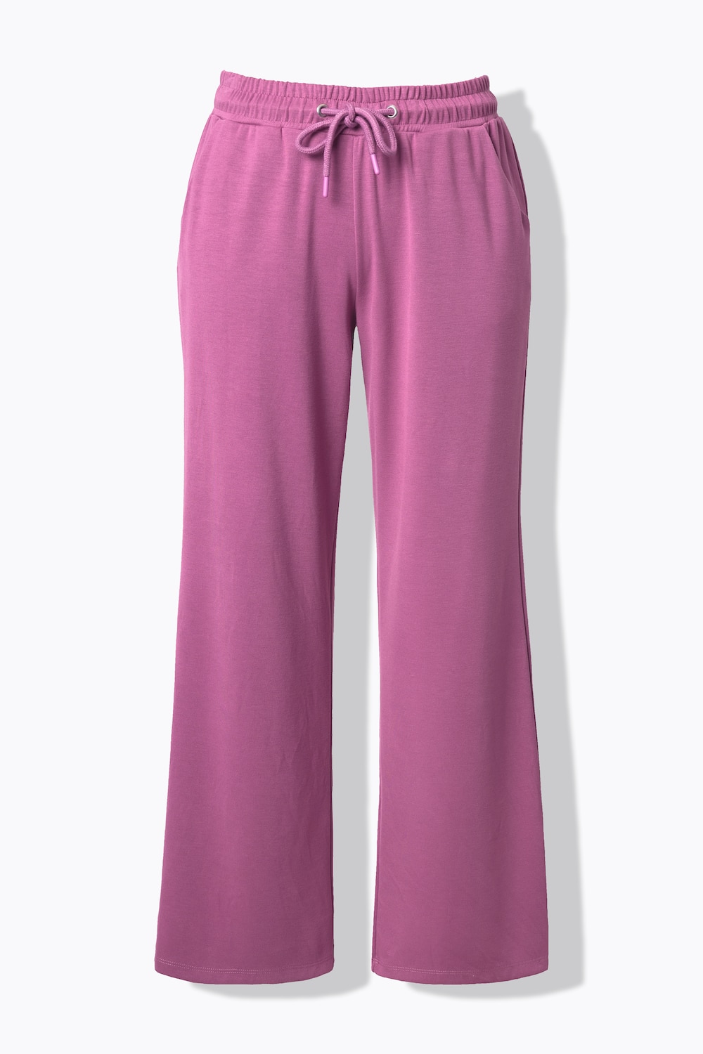 Stora storlekar joggingbyxor, Dam, lila, storlek: 46/48, Viskos/Polyester, Ulla Popken