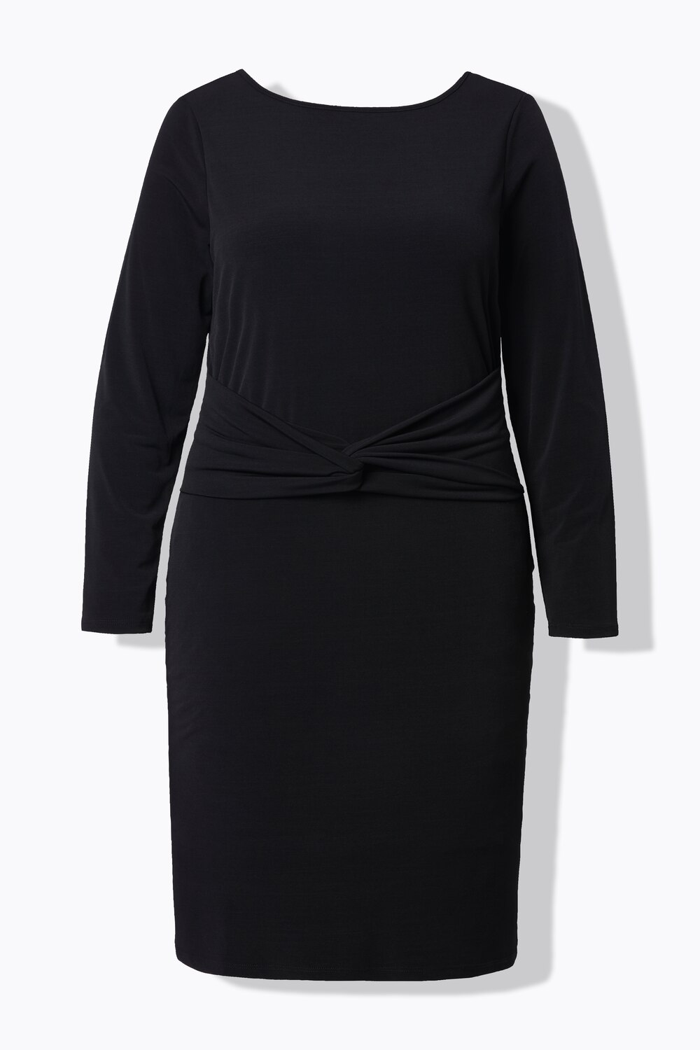 Stora storlekar Klänning, Dam, svart, storlek: 56, Polyester, Ulla Popken