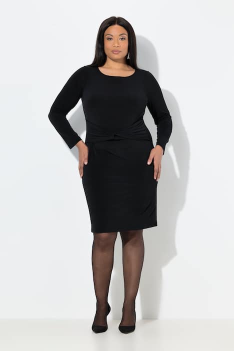 Vestido, slim, escote en V en la espalda