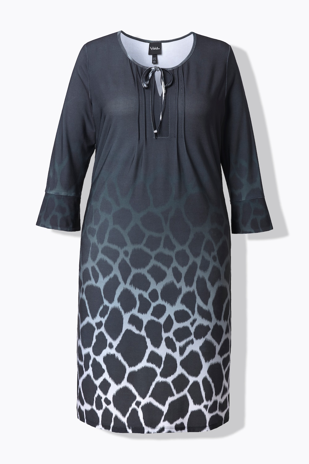 Stora storlekar Jerseyklänning, Dam, svart, storlek: 50/52, Polyester, Ulla Popken
