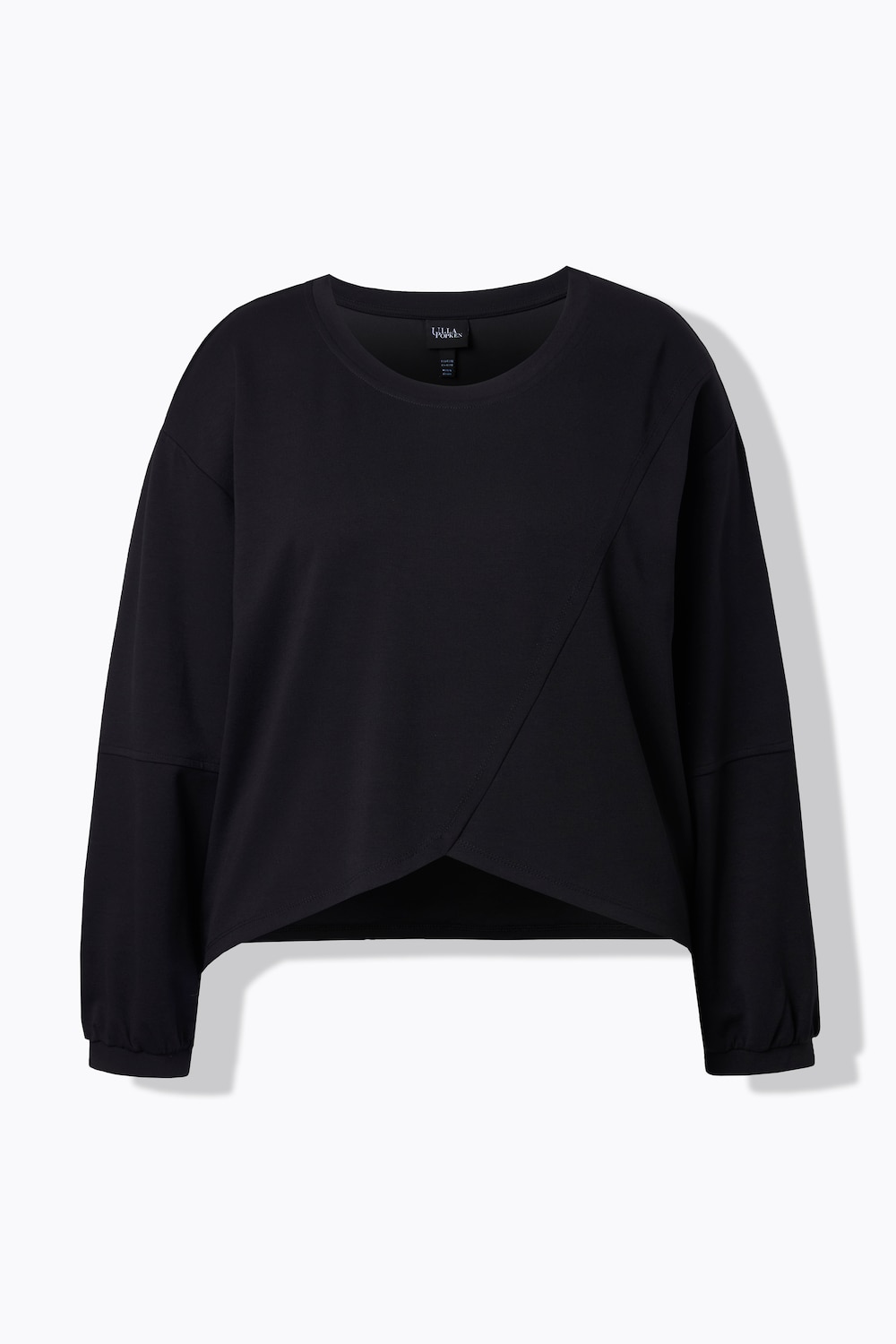 Stora storlekar tröja, Dam, svart, storlek: 50/52, Viskos/Polyester, Ulla Popken
