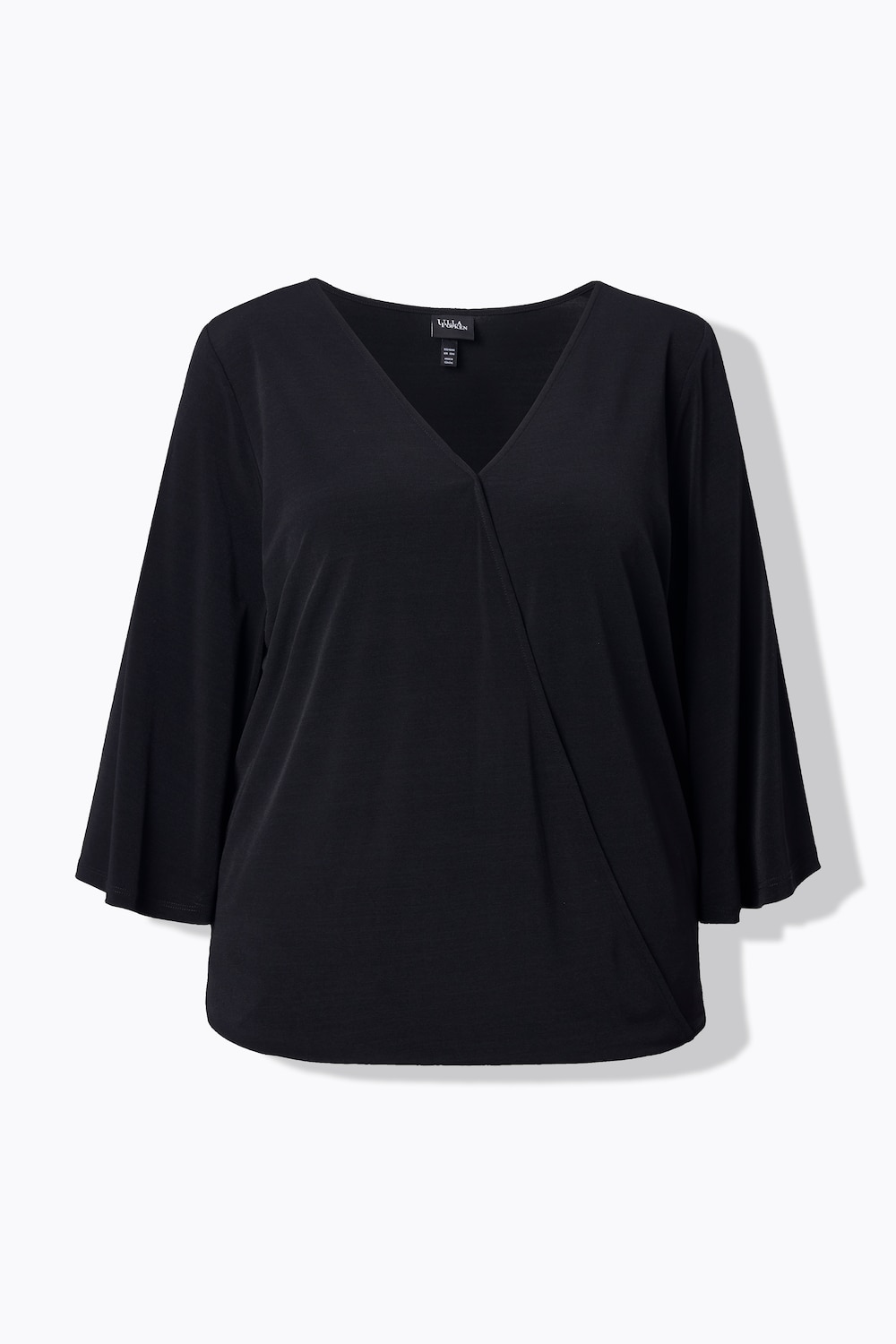 Stora storlekar Topp, Dam, svart, storlek: 46/48, Polyester, Ulla Popken