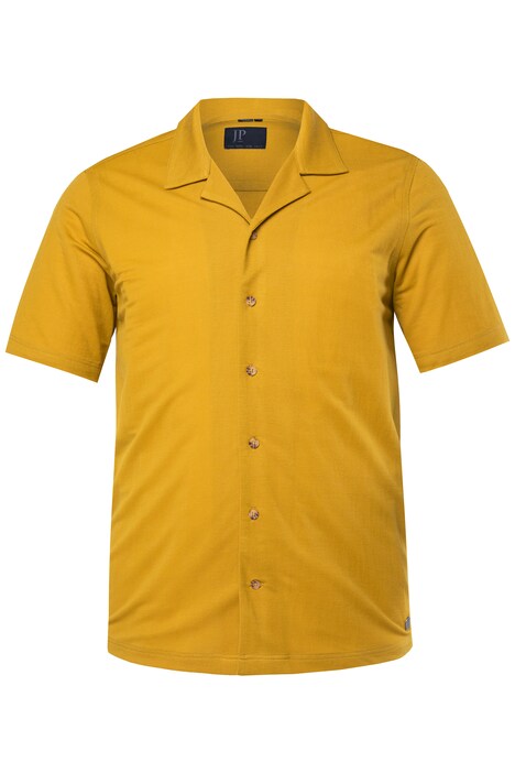 Košile FLEXNAMIC®, krátké rukávy, Cuba límeček, hedvábný vzhled, střih Cuba Fit, do velikosti 8XL