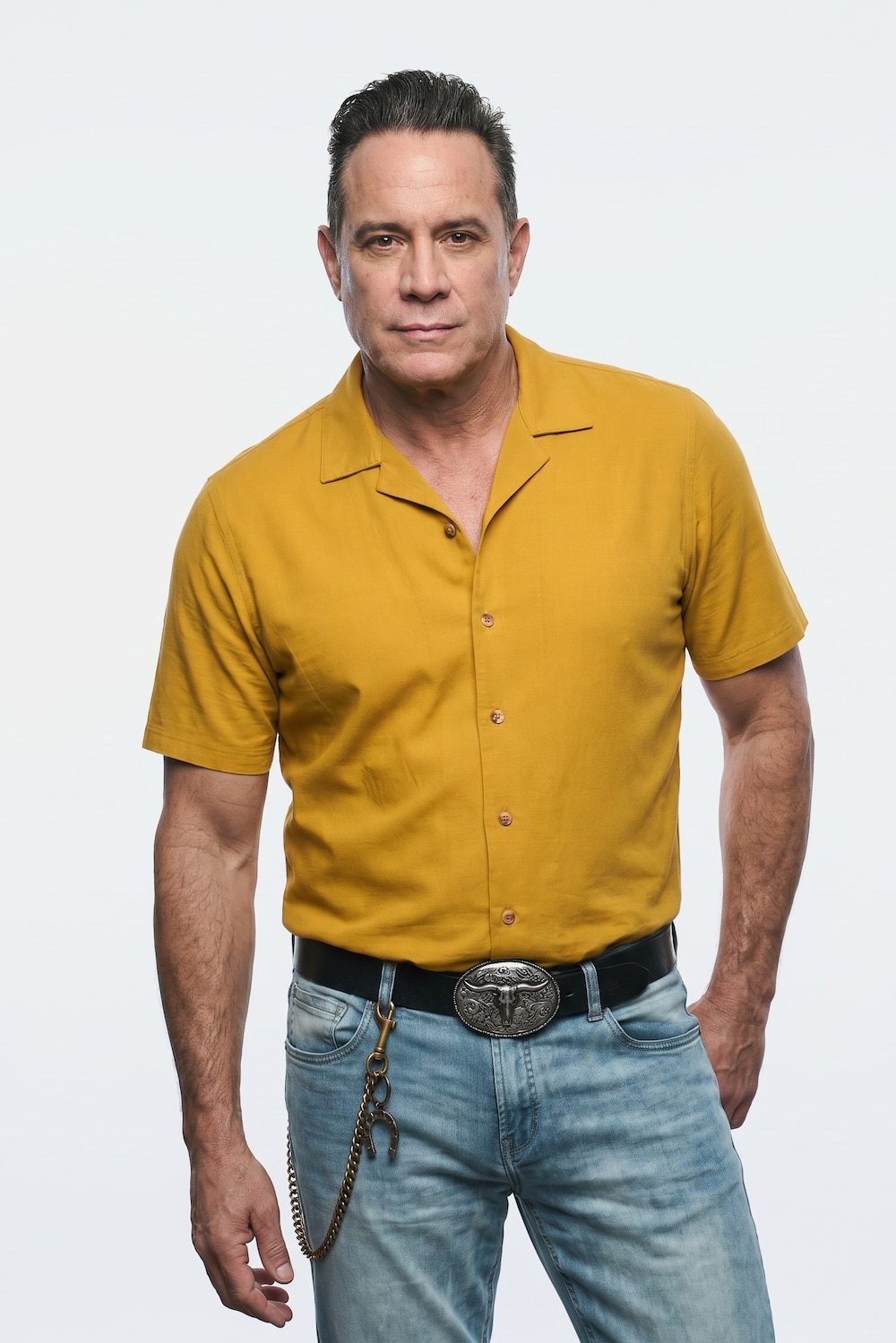 Hemd FLEXNAMIC®, Halbarm, Cuba-Kragen, Seidenlook, Cuba Fit, bis 8 XL