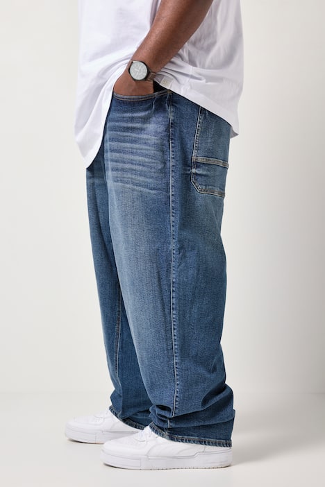 Jean STHUGE 5 poches, coupe Balloon Fit très ample et style vintage - jusqu'à la taille 74